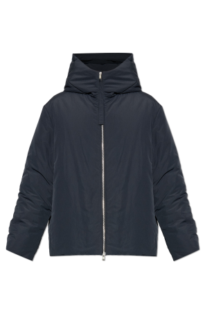 Down jacket with hood