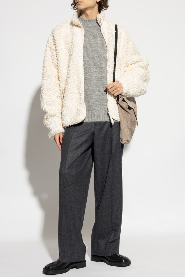 JIL SANDER+ Chaqueta de algodón con cuello alto