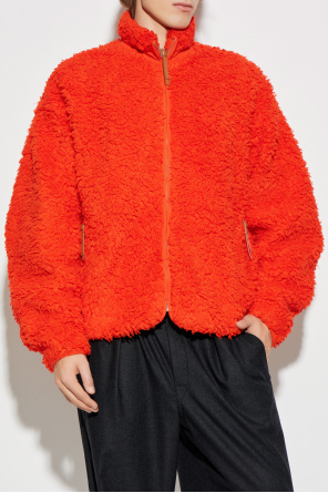 JIL SANDER+ Chaqueta de algodón con cuello mao