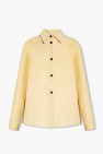 JIL SANDER YELLOW Short wool coat