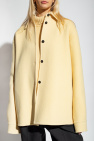 JIL SANDER YELLOW Short wool coat