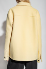 JIL SANDER YELLOW Short wool coat