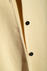 JIL SANDER YELLOW Short wool coat