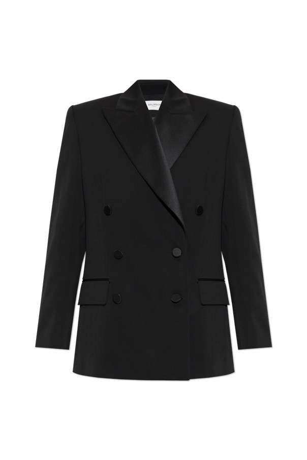 Balmain Wool blazer with double vent