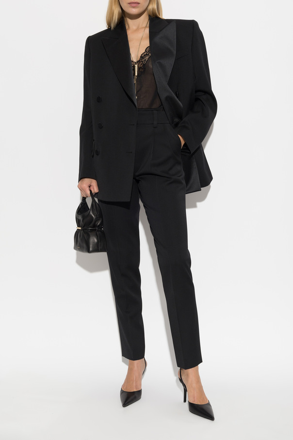 Balmain Wool blazer with double vent