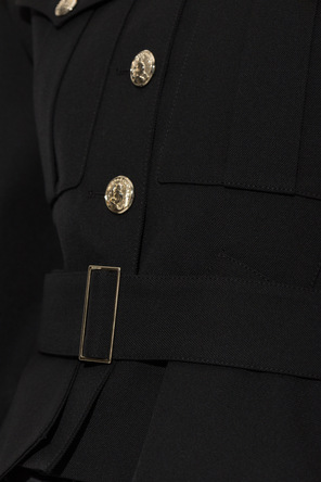 Balmain Wool jacket with belt