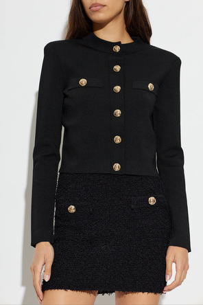 Balmain Жилетка с подплънки на раменете