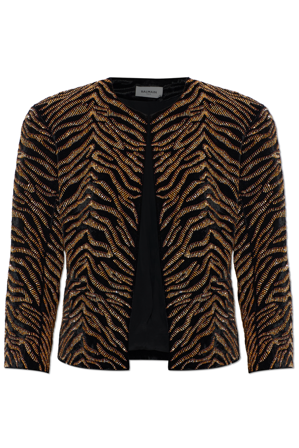 Velvet sequin blazer od Balmain