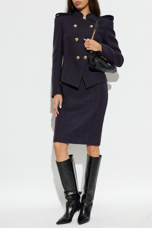 Balmain Tweed blazer with sewn-in lapels
