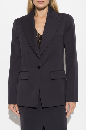Balmain Wool blazer with a single vent