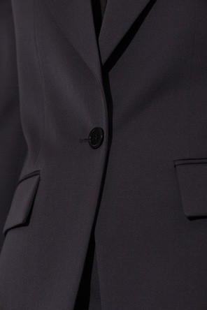 Balmain Wool blazer with a single vent