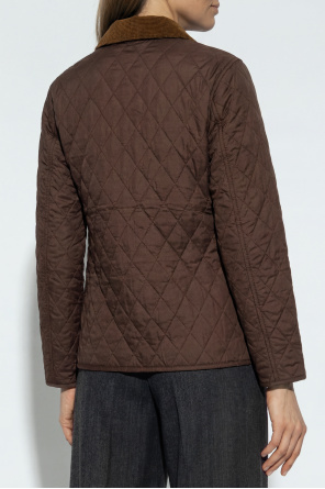 Sporty & Rich Quilted jacket with corduroy collar