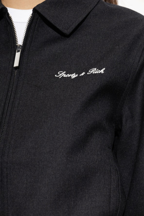 Sporty & Rich Chaqueta de lana de la colección ‘Prep Scholo’