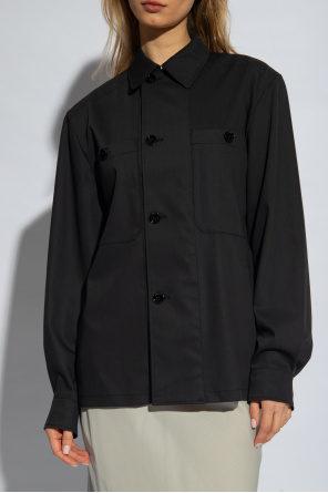Lemaire Wool shirt with pockets
