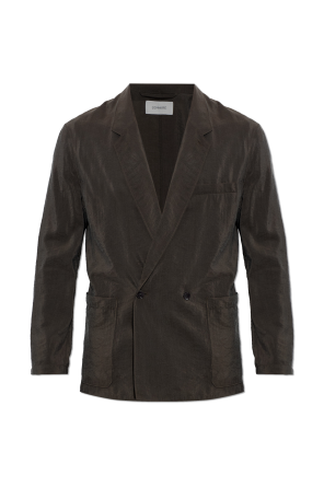 Seidenblazer mit Taschen