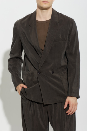 Lemaire Silk blazer with pockets