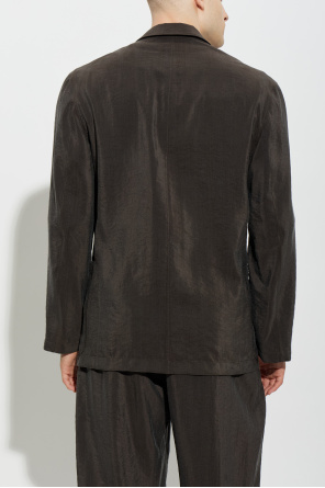 Lemaire Silk blazer with pockets