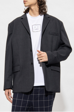 Lemaire Roberto Collina long-sleeved wool shirt