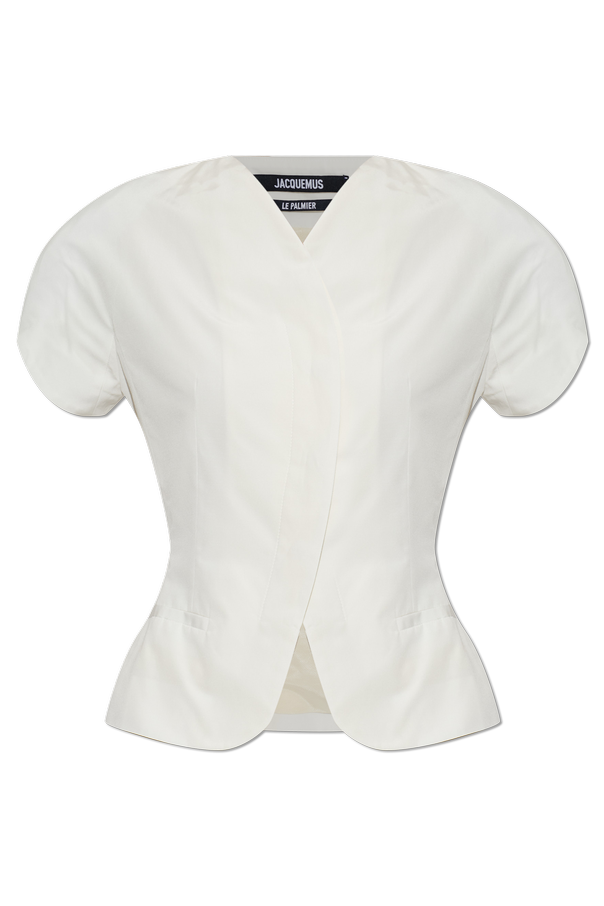 'Ovalo' short-sleeved jacket od Jacquemus