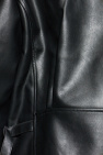 Y-3 BLACK Jacket made of leather-like material
