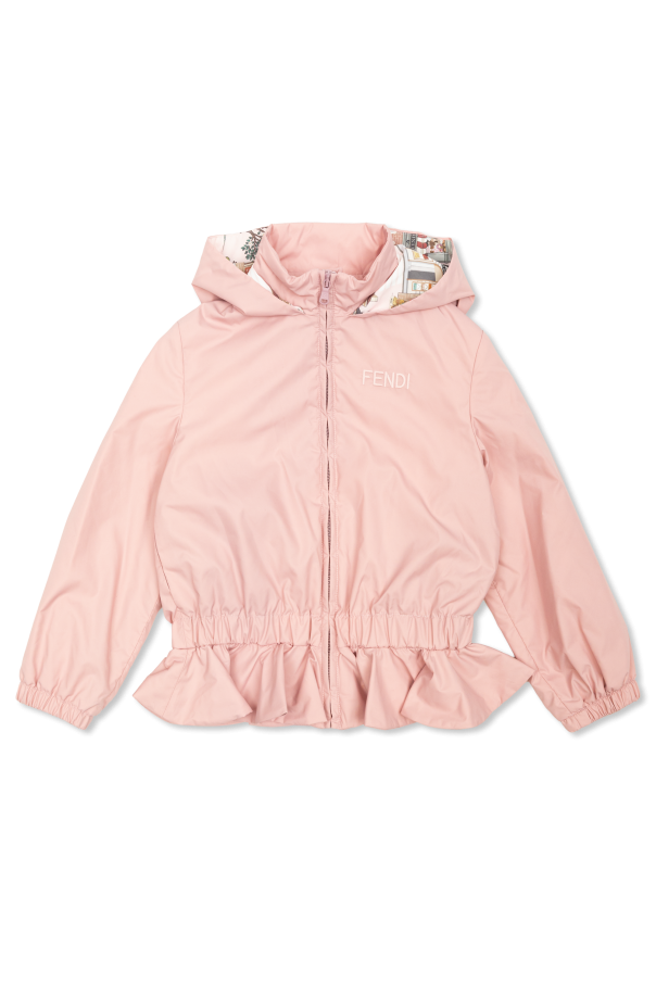 Jacket with hood od Fendi Kids