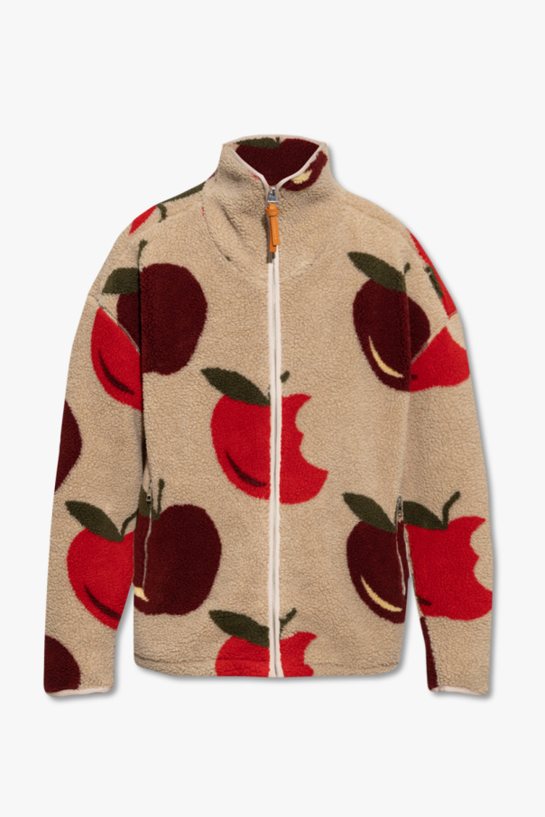 JW Anderson Fleece jacket with fruit motif