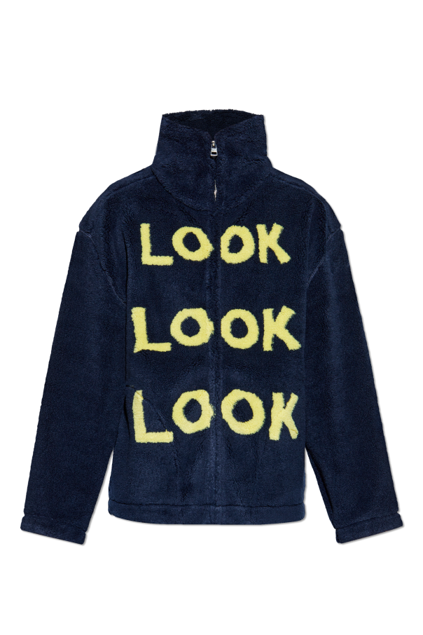 Fleece sweatshirt with print od JW Anderson