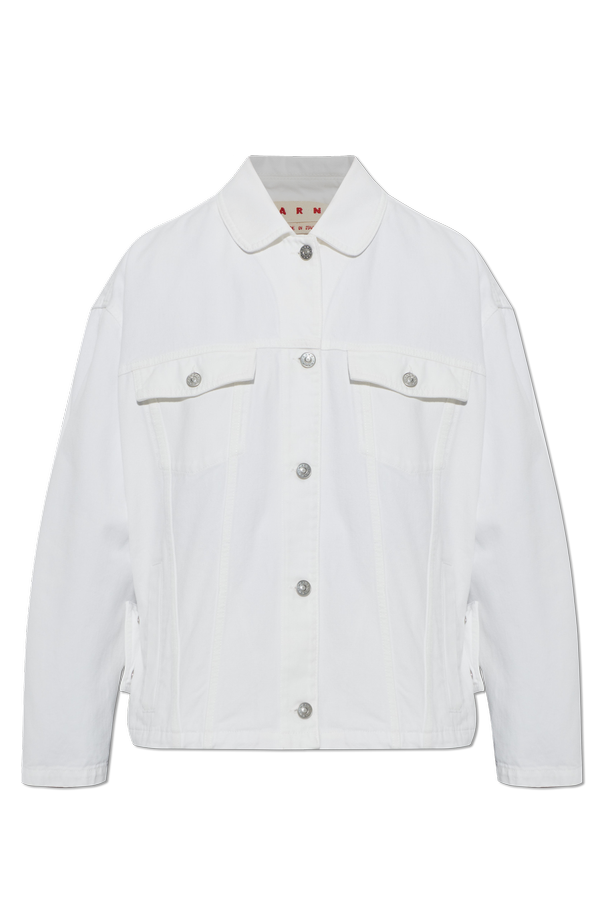 Denim jacket with detachable belt od Marni