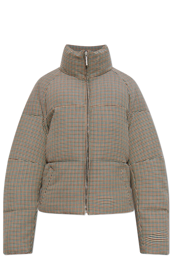 Quilted jacket with houndstooth pattern od Marni