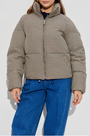 Marni Wattierte Jacke mit Hahnentrittmuster