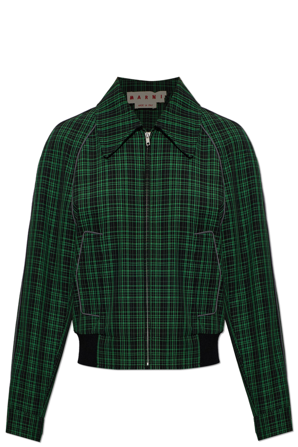 Wool checked jacket od Marni