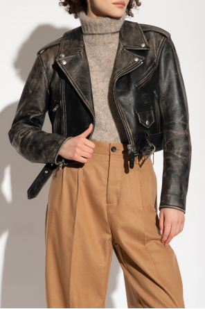 Marni Leather biker jacket