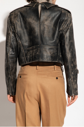 Marni Leather biker jacket