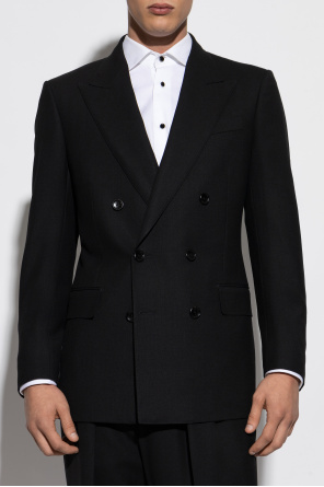 Tom Ford Zweireihiges Sakko mit doppelt geschlitztem Rückenteil