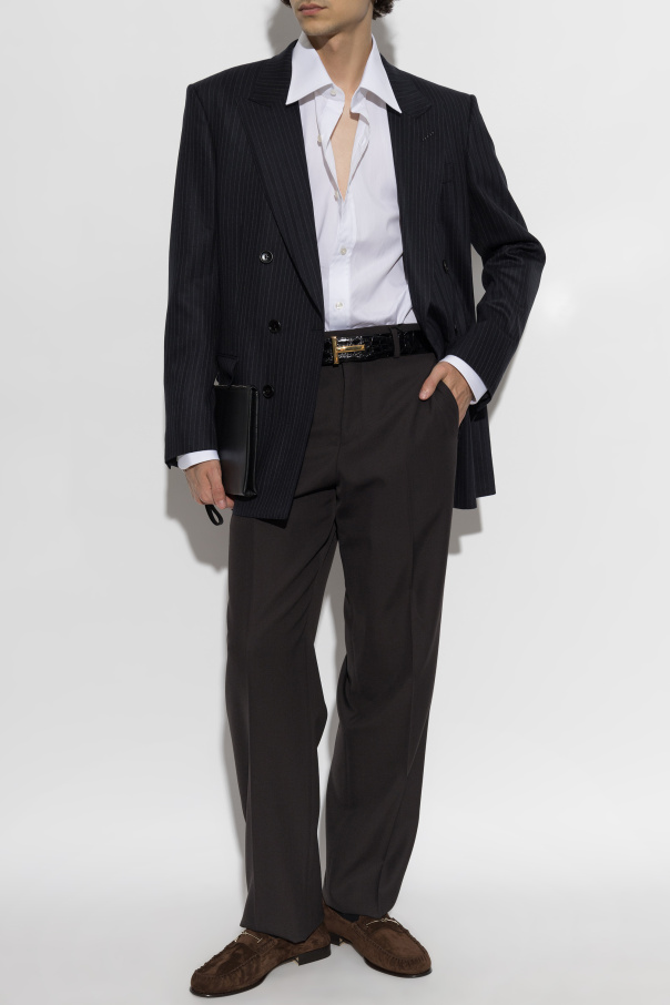 Tom Ford Double-breasted blazer with closed lapels
