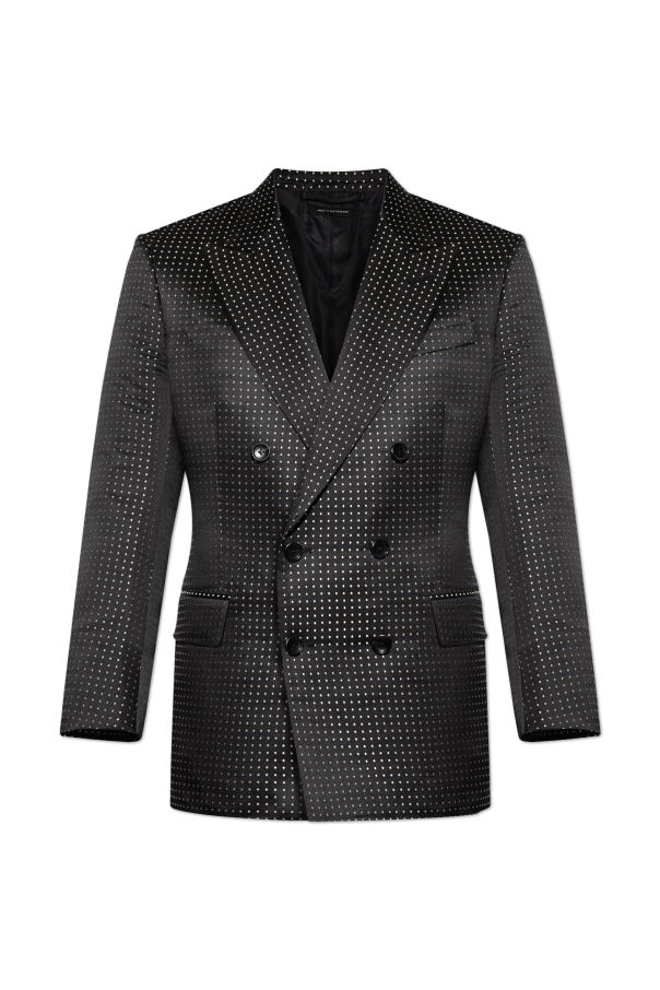 Silk blazer with a polka dot pattern, zdjęcie 1 Silk blazer with a polka dot pattern od Tom Ford