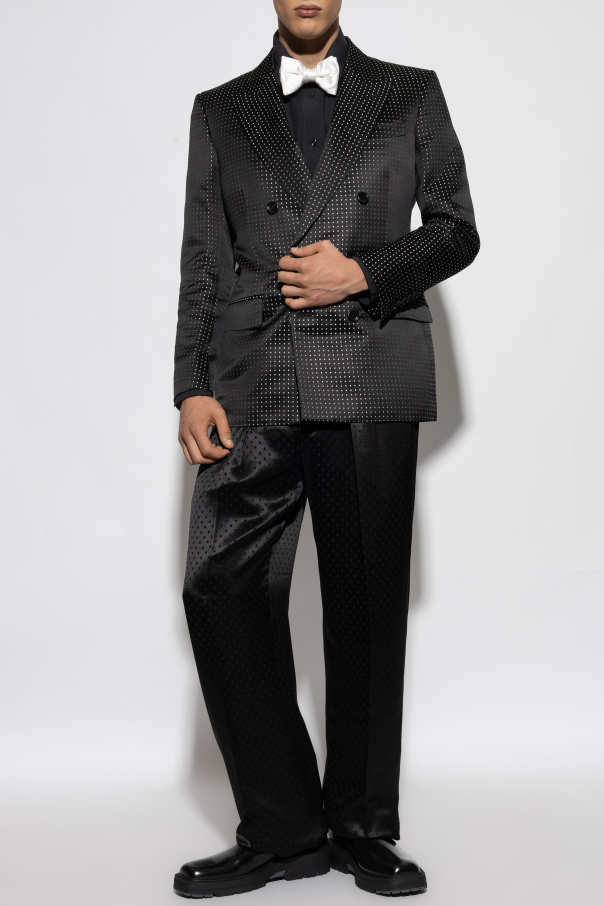 Tom Ford Silk blazer with a polka dot pattern