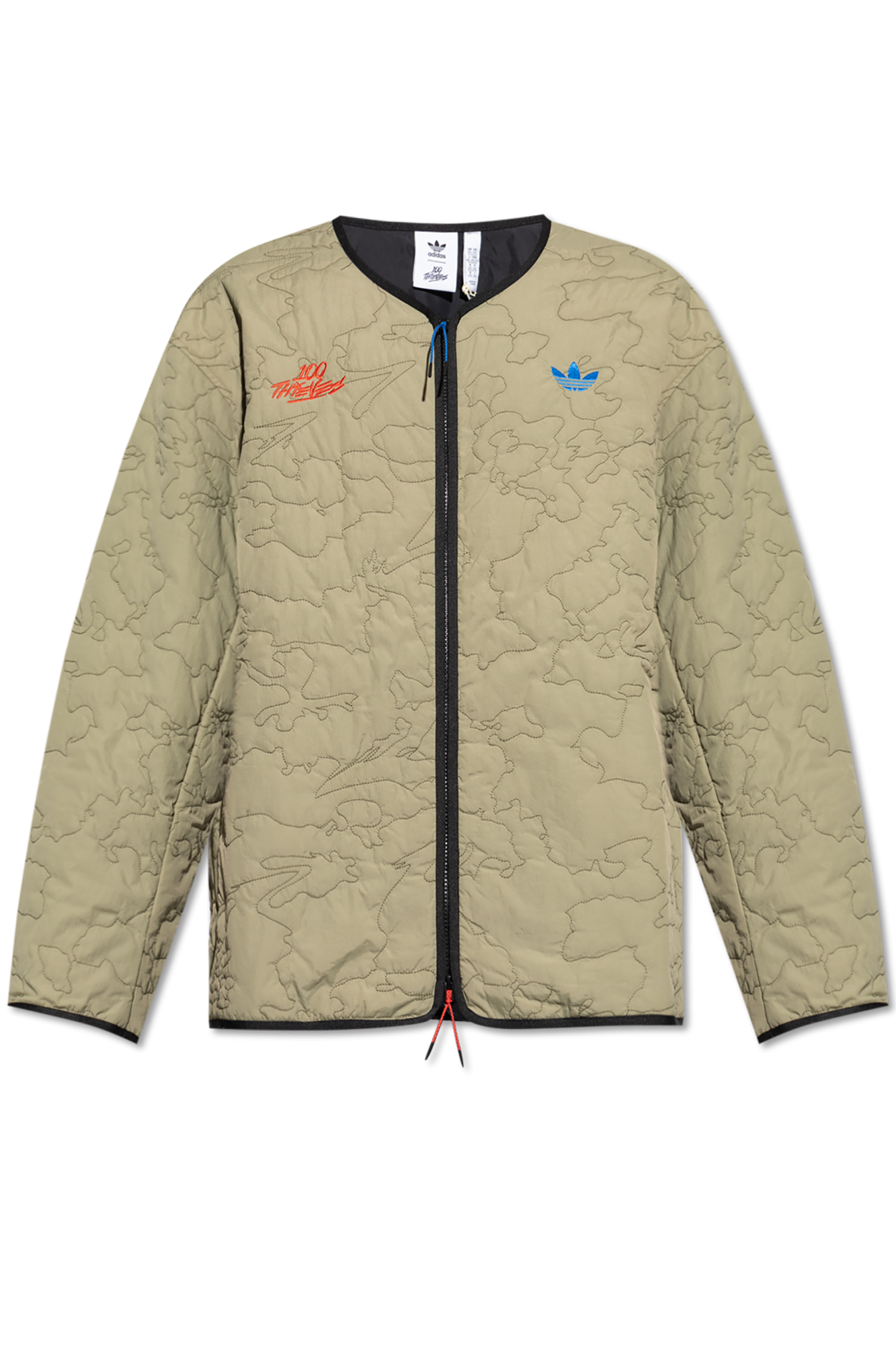 adidas quilted bomber jacket