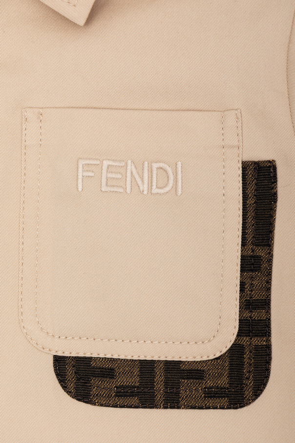 Fendi Kids Jacket with logo