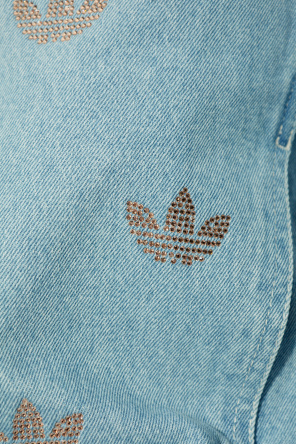 ADIDAS Originals Denim shirt with shimmering sequins