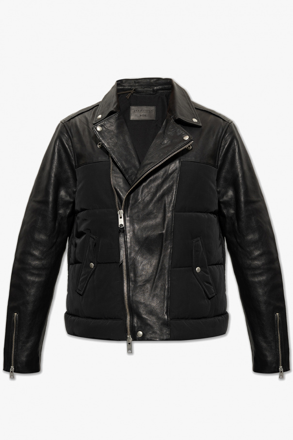 AllSaints ‘Jones’ jacket sportswear in contrasting fabrics