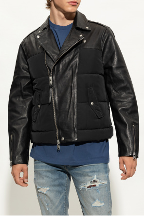 AllSaints ‘Jones’ jacket Fit in contrasting fabrics
