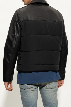 AllSaints ‘Jones’ jacket in contrasting fabrics