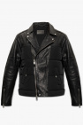 AllSaints BLACK ‘Jones’ jacket in contrasting fabrics