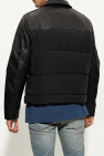 AllSaints BLACK ‘Jones’ jacket in contrasting fabrics