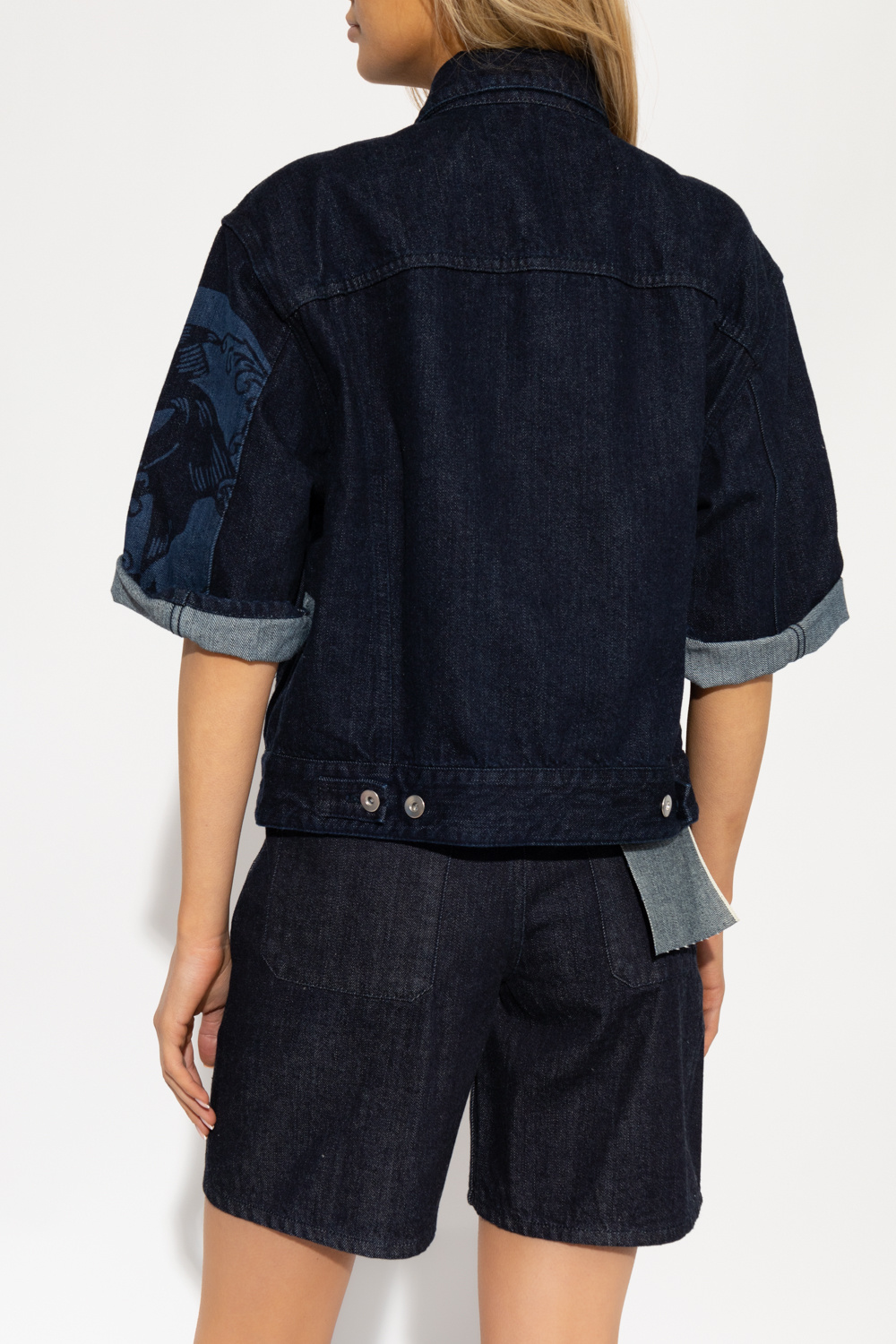 JIL SANDER+ Denim jacket with rolled-up sleeves