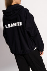 JIL SANDER NAVY BLUE Jacket with logo