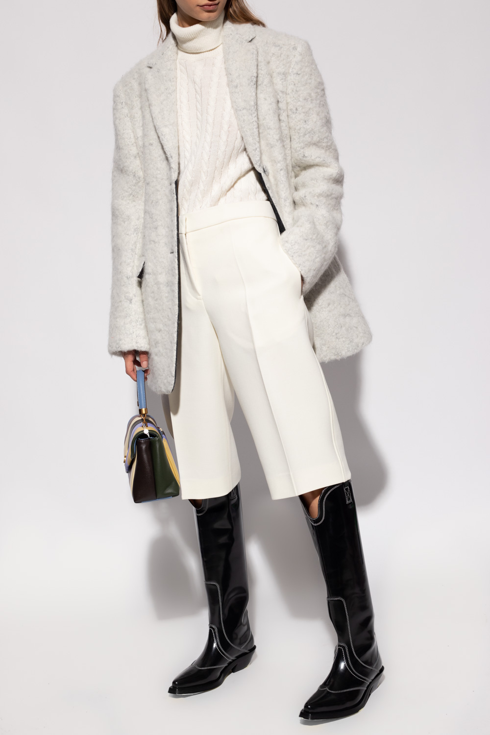 JIL SANDER Coat with notch lapels