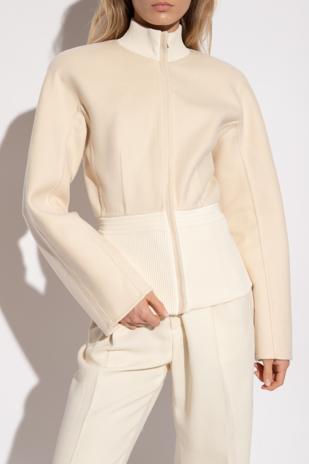 cream cashmere jacket