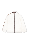 Fendi Pre-Owned logo-pattern faux-fur coat